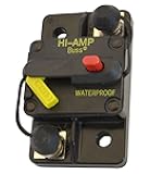 Bussmann CB285F-40 Weatherproof Marine Rated High Amp Type III Flush Mount Circuit Breaker (40 Amp), 1 Pack