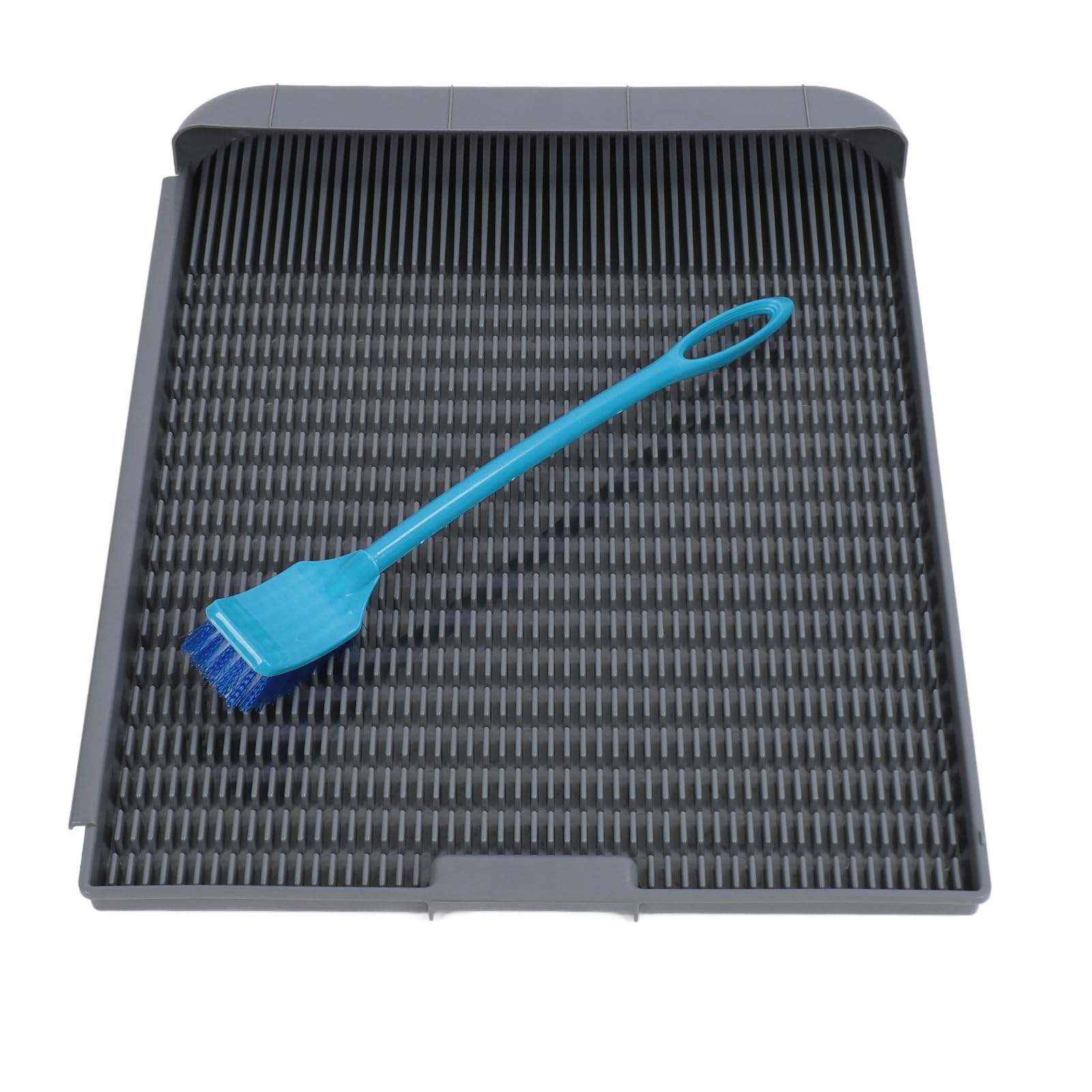 Pee Pad Holder, Puppy Potty Training Tray Floor Portable Pee Pad Litter Box Corner Pet Toilet Pet Training Pads Holder Dog Litter Box for Small Medium and Large Dogs (M)