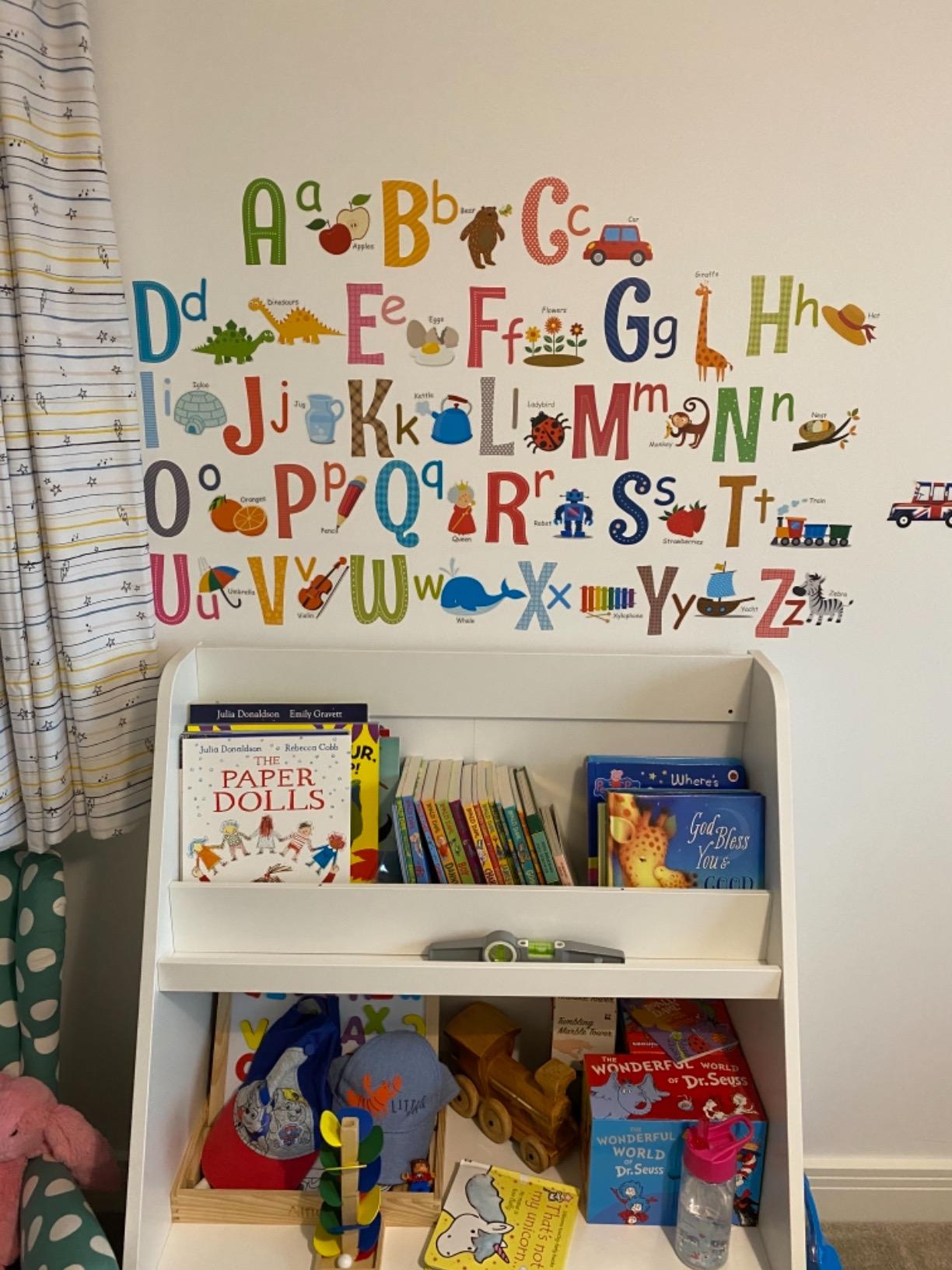DECOWALL DS9-1701A Alphabet ABC 123 Kids Wall Stickers Decals Peel and ...