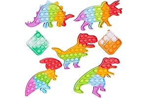 Rainbow Dinosaur Pop IT Fidget Set