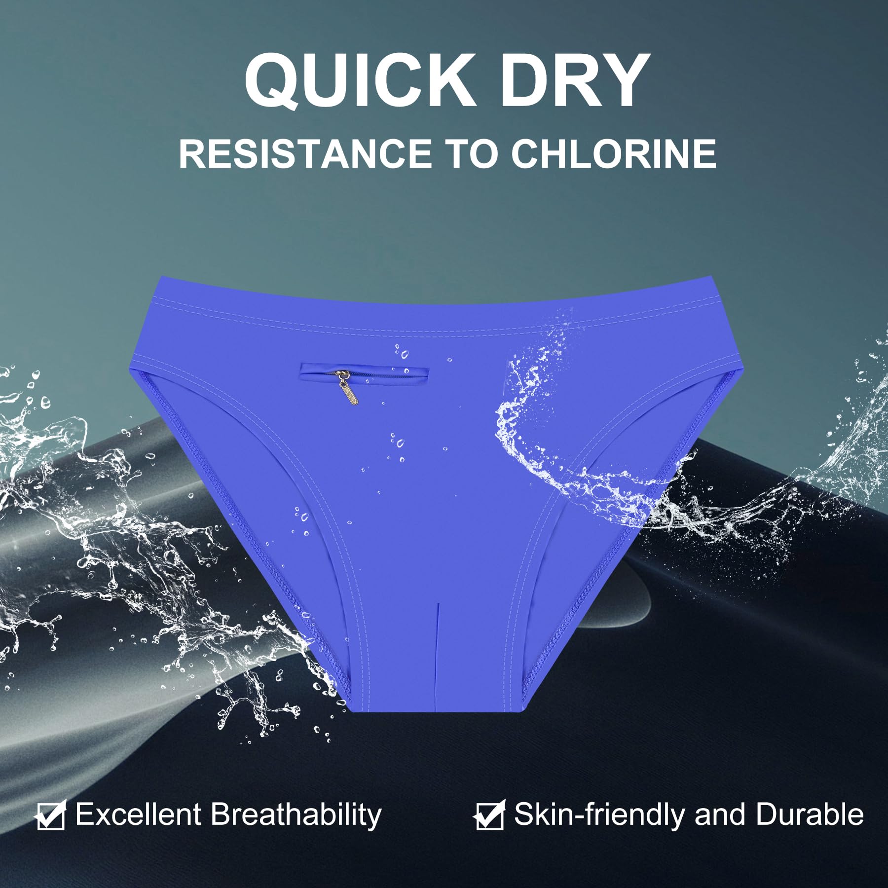 Bañador Slip para Hombre Deportivo Secado Rápido Clásico
