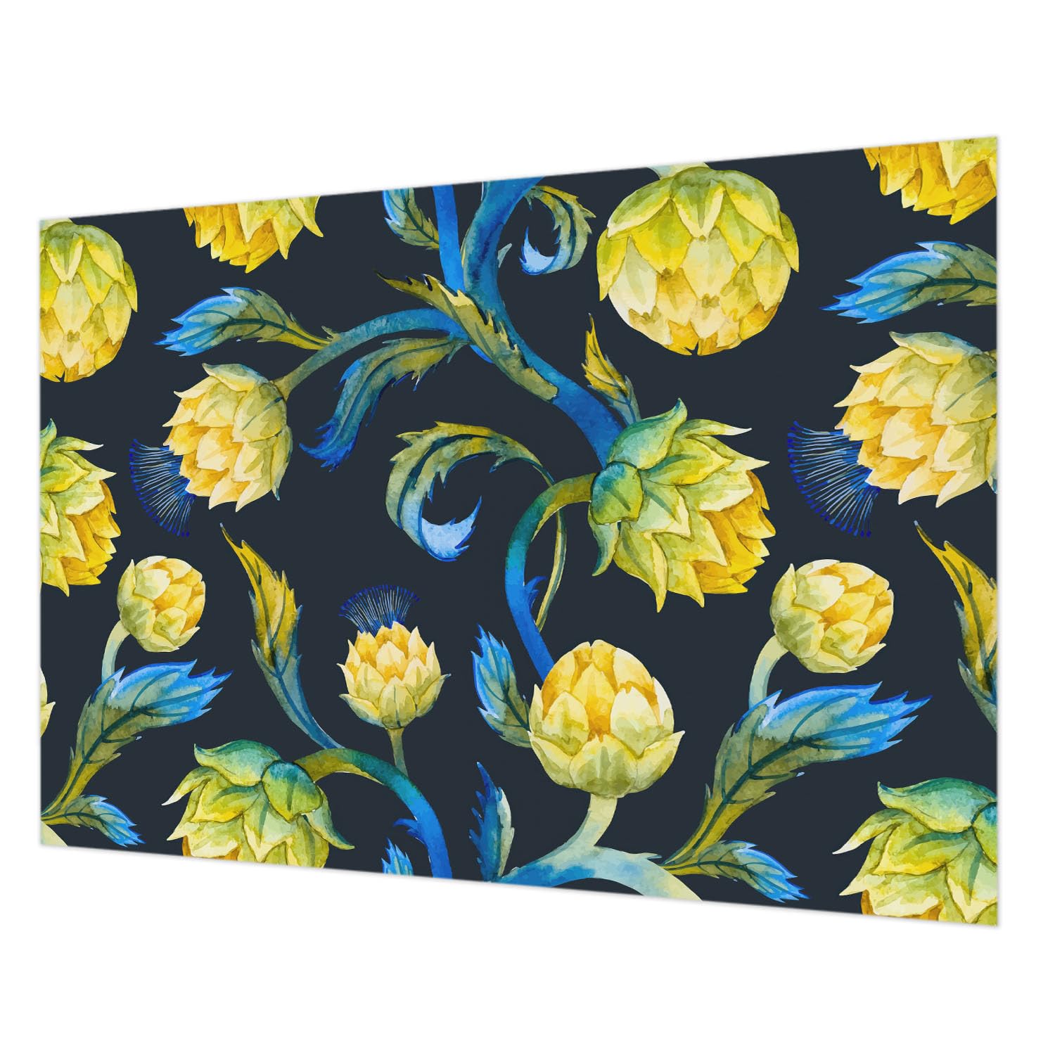 Tapisserie intissée pour chambre à coucher motif végétal Tulup