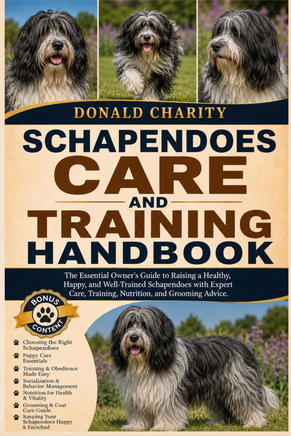SCHAPENDOES CARE AND TRAINING HANDBOOK: The Essential Owner's Guide to Raising a Healthy, Happy, and Well-Trained Schapendoes with Expert Care, Training, Nutrition, and Grooming Advice.