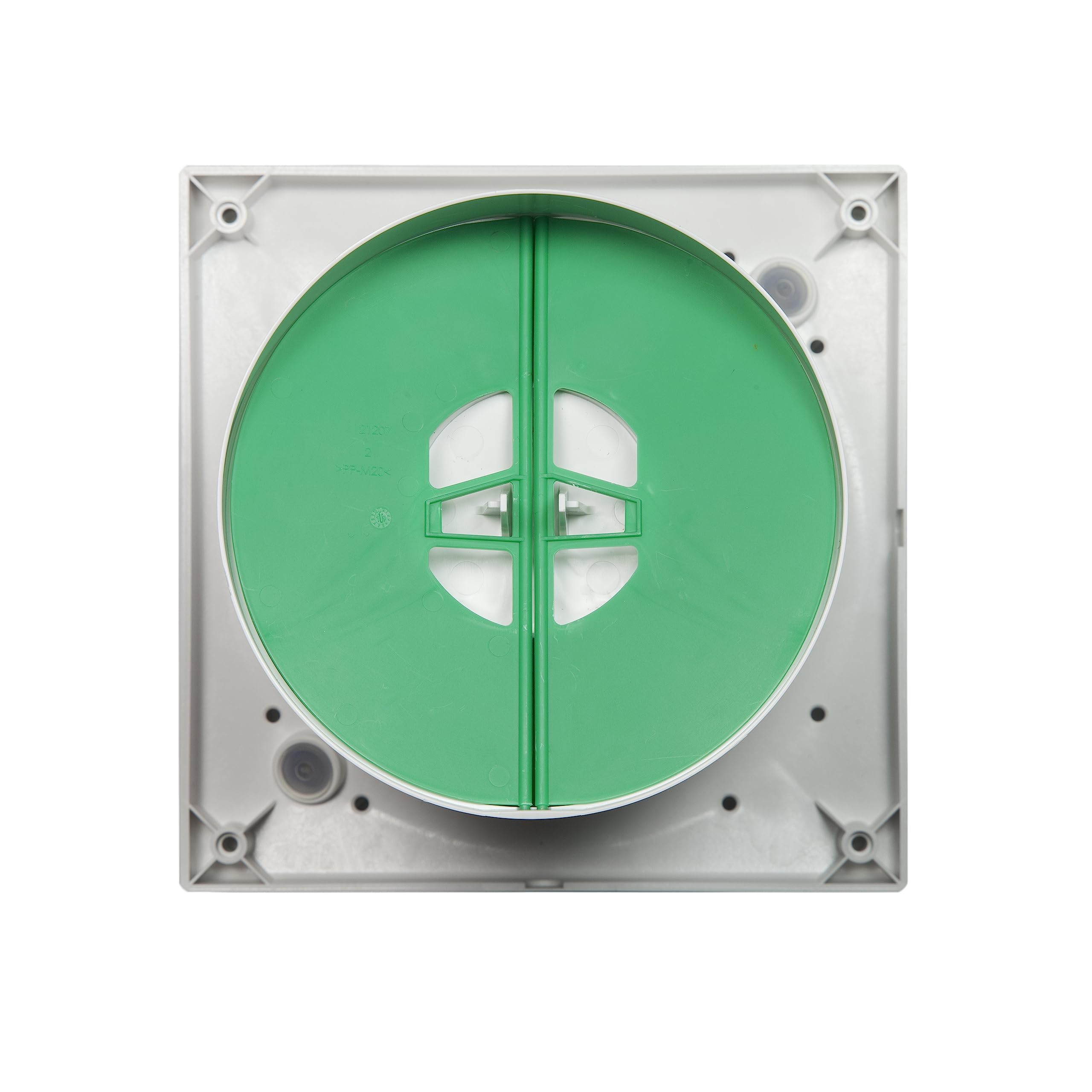 Airflow Quietair 90000456 parete estrattore ventola silenziosa, 10 W, 230 V, bianco, 150 mm