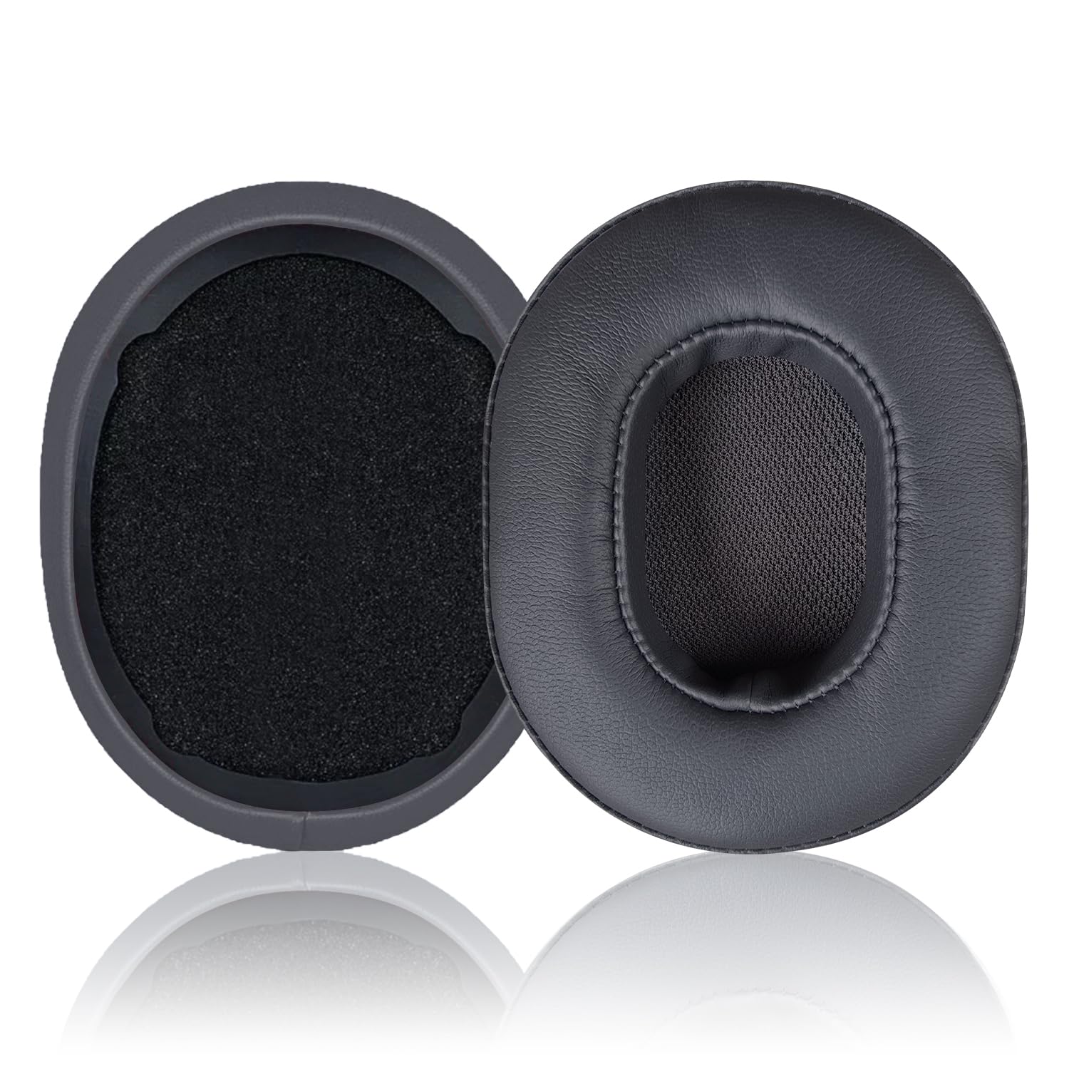 Replacement Ear Pads for Skullcandy Crusher Wireless/Evo/ANC Hesh 3/EVO/ANC, Headphones Ear Cushions, Headset Earpads, Ear Cups Cover-Titanium