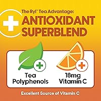 Vista 6 de Ryl Iced Tea, Half & Half, Antioxidant Superblend, No Artificial Ingredients, 16.0 Fl Oz (12-Pack)