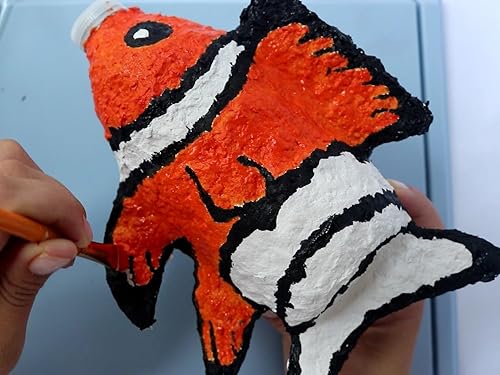 Miniatura 3 de ACTIVA CelluClay - Papel maché instantáneo, blanco, 4 libras (4.0 lbs) para esculpir y texturizar, material para artes y manualidades