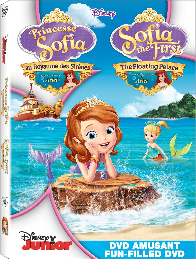 Princesse Sofia au Royaume des Sirènes / Sofia the First: The Floating Palace (version française) [DVD]