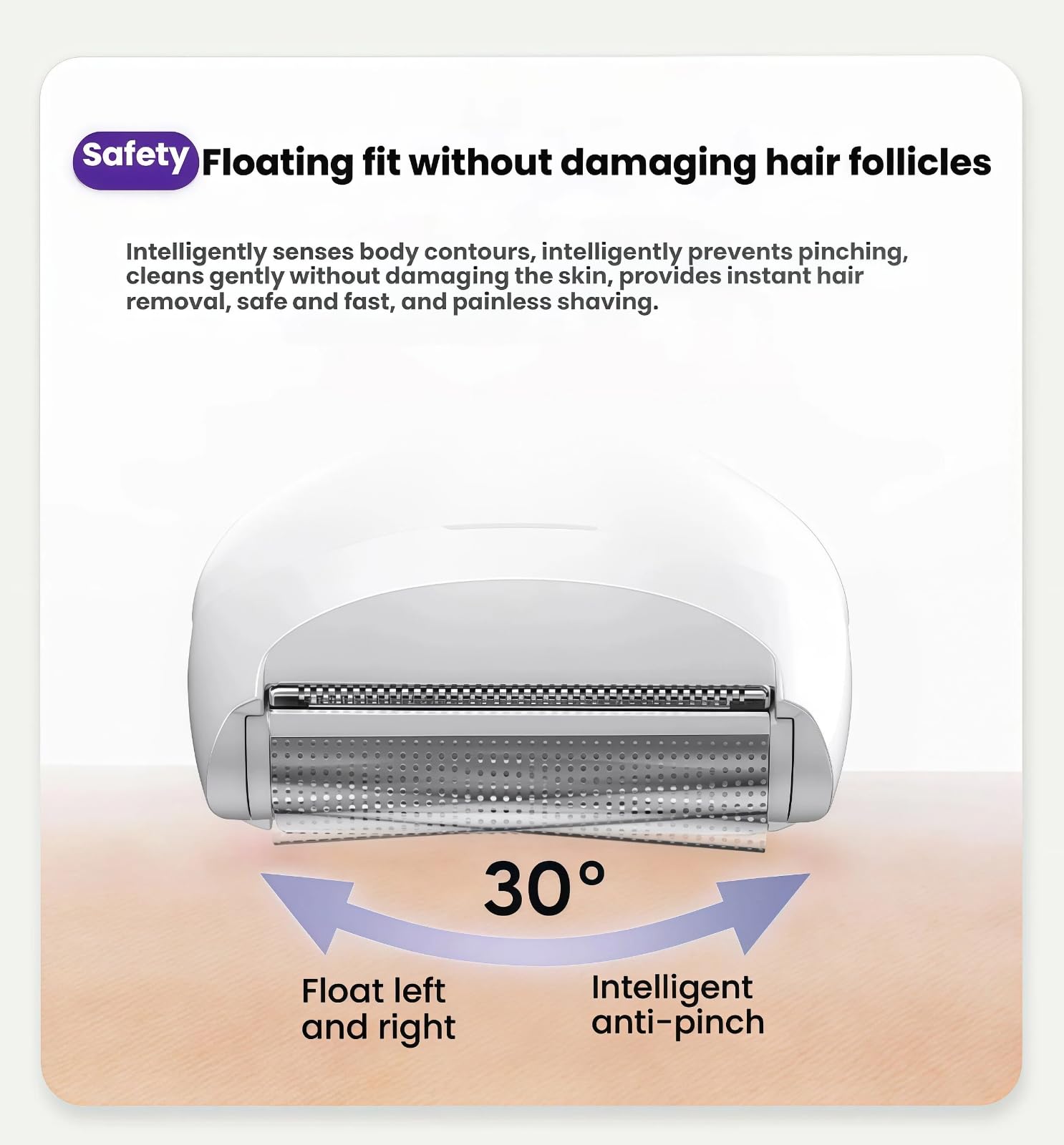 Afeitadora eléctrica 4 en 1 para mujer, recortadora de bikini de carga inalámbrica sin dolor, con un kit de cuidado de afeitado suave desmontable y multifuncional para cuerpo, cara y zonas íntimas