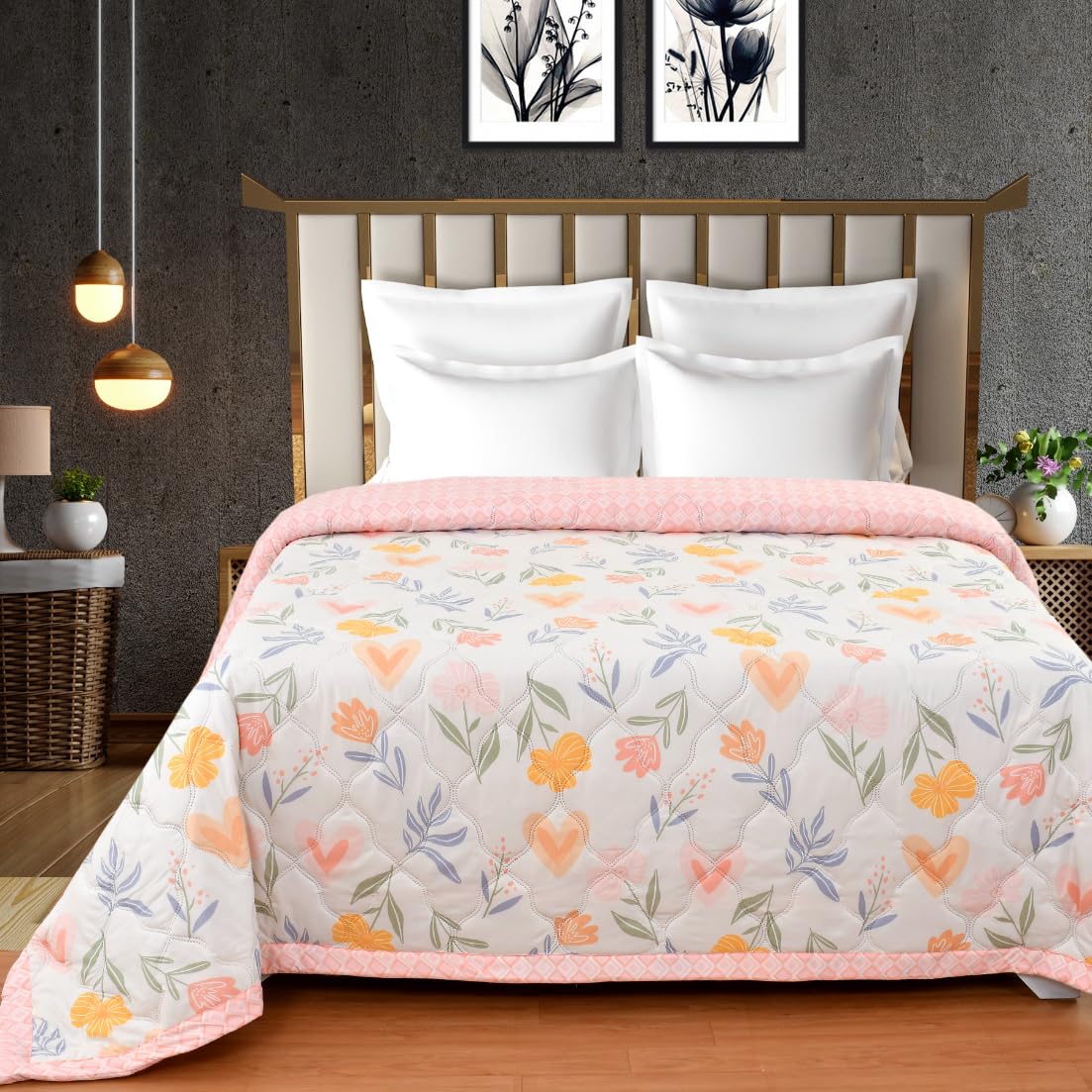 See full amazon price history chart for Florida AC Comforter Made of Microfiber 200 GSM Duvet for Double Bed/Quilt Blanket Lightweight for All Weather-Maria02 Florida AC Comforter Made of Microfiber 200 GSM Duvet for Double Bed/Quilt Blanket Lightweight for All Weather-Maria02 (B0D9WDFJK1) Amazon Price History, Amazon Price Tracker