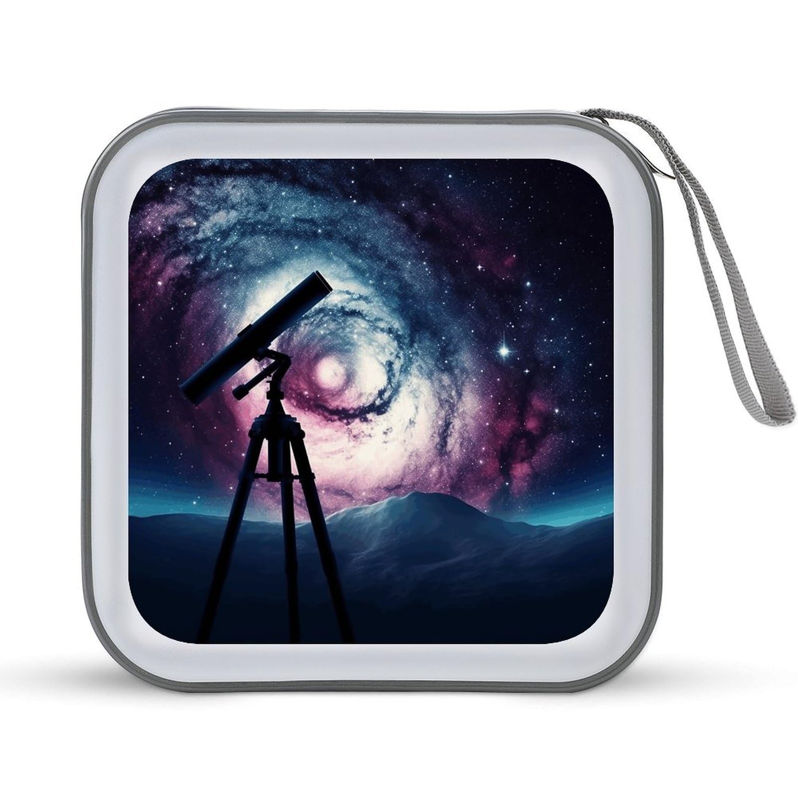 Bolsa de almacenamiento grande para discos de DVD Space Galaxy contra arañazos y cajas rotas