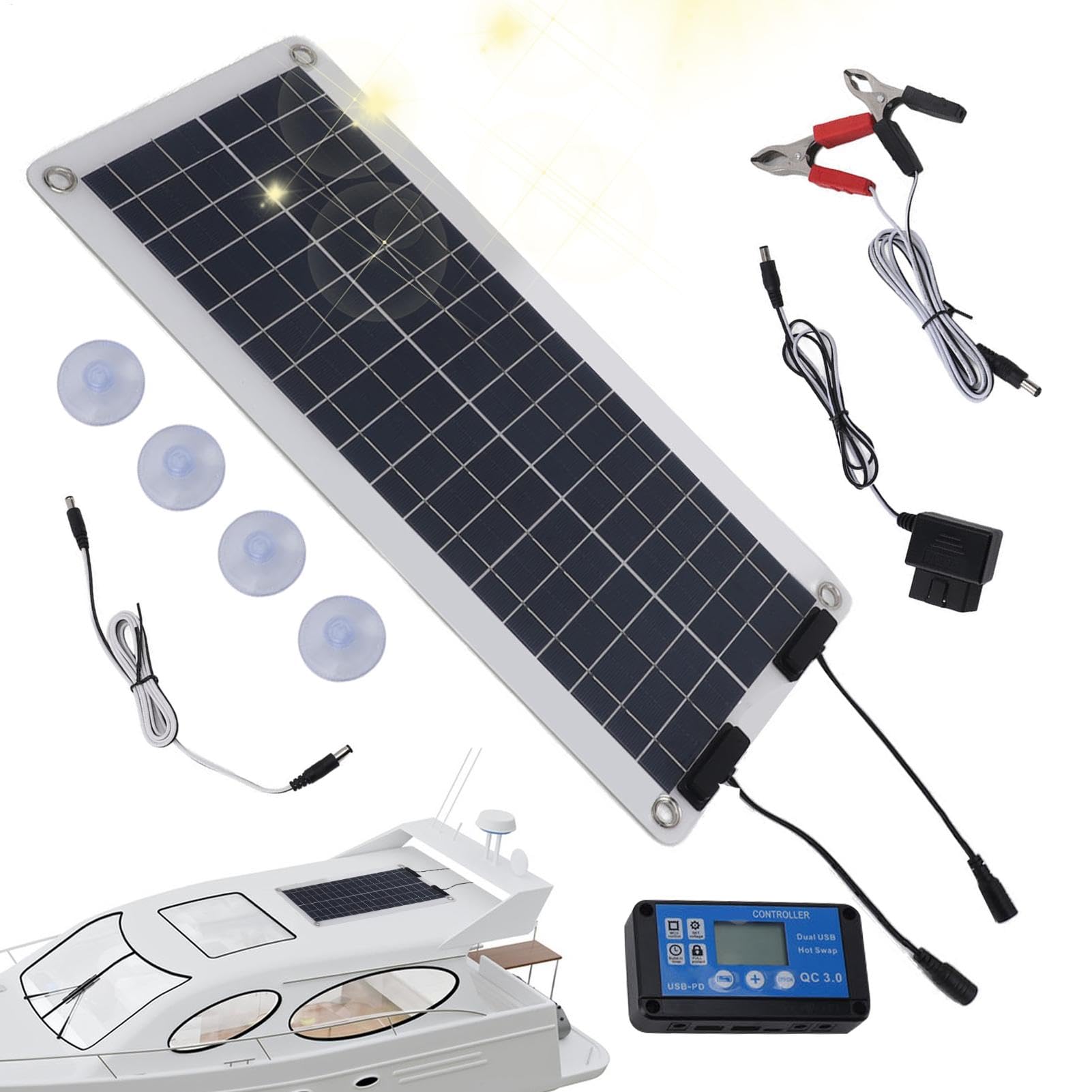 Chargeur de maintenance solaire - Chargeur de batterie solaire
