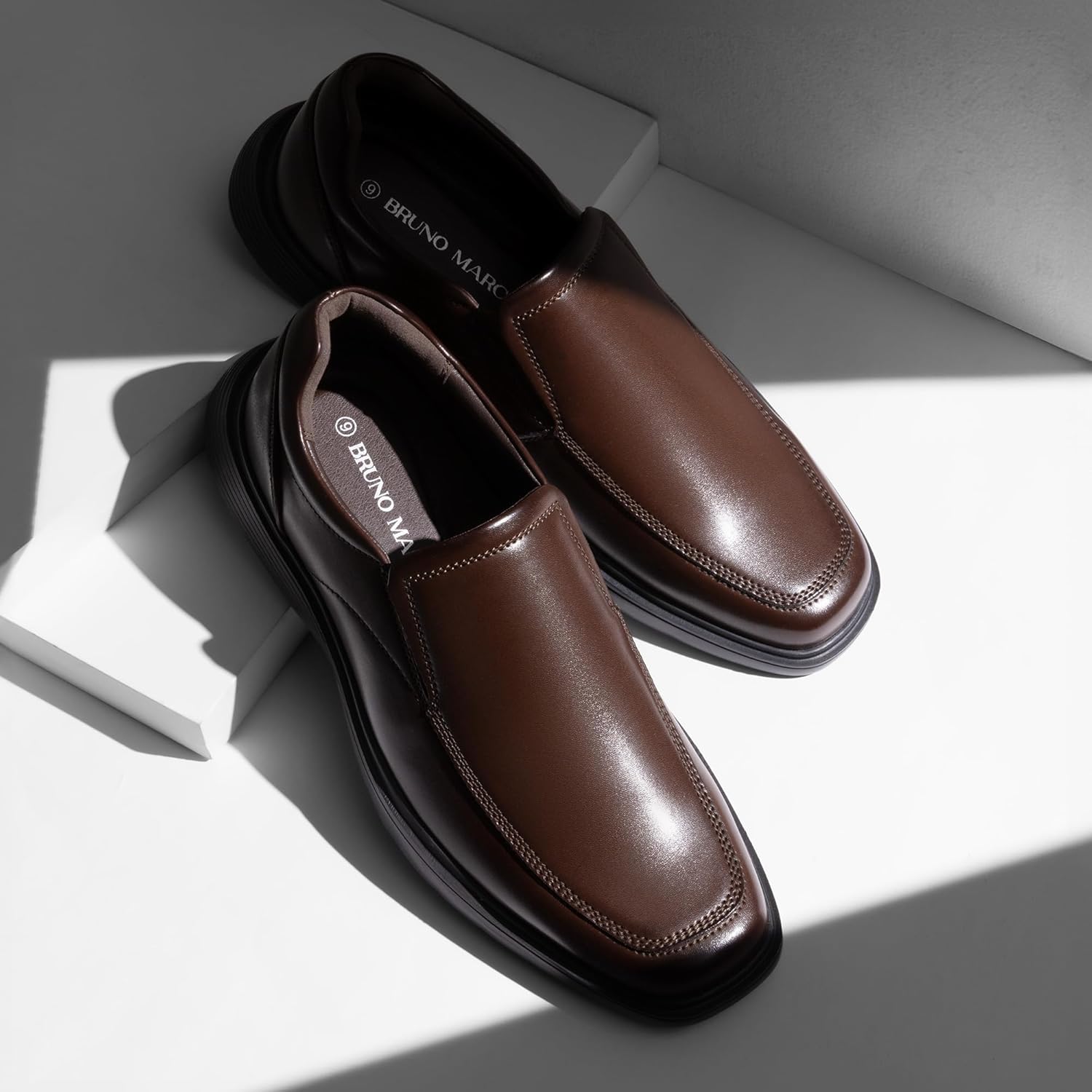 Bruno Marc Men's Dress Shoes Slip On Comfortable Loafers Business Casual Shoes - Image 2