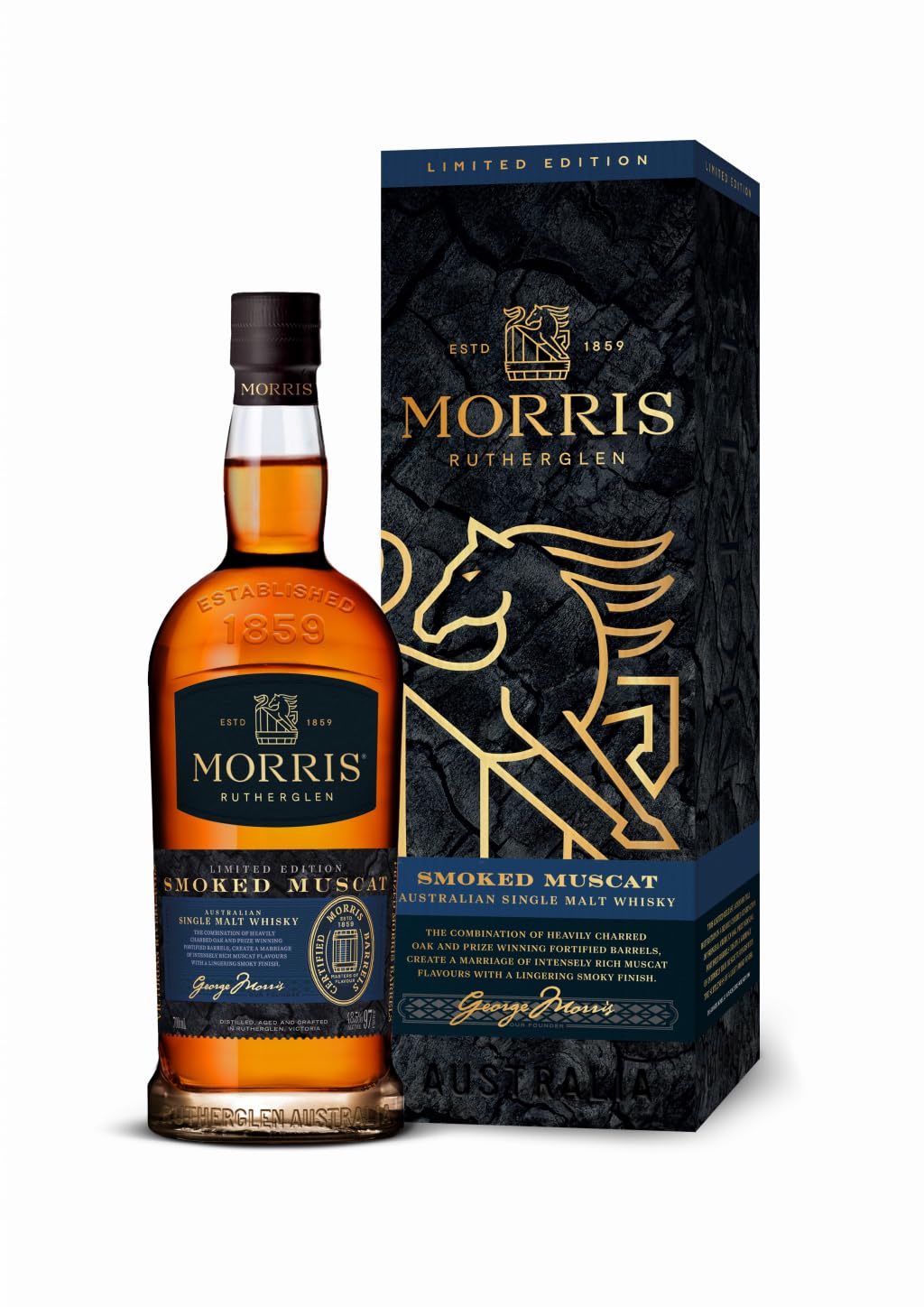 Morris Australian Single Malt Whisky Smoked Muscat Barrel Finish Single Malt Whisky