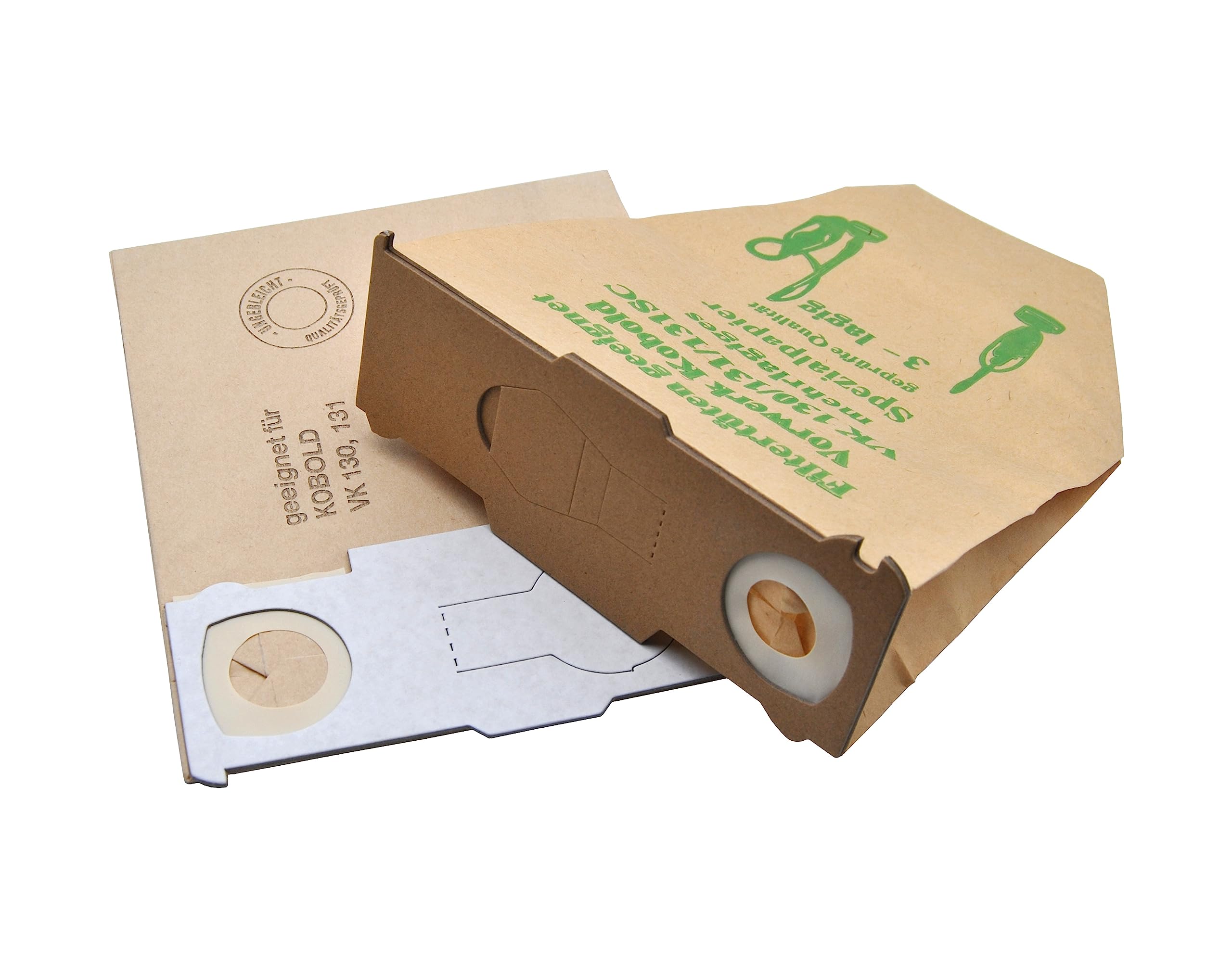 10 Sacs d'aspirateur approprié pour Vorwerk Kobold 130, 131 et SC-Modelle