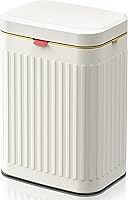 Vista 9 de GloDeals Basurero de cocina para encimera o debajo del fregadero, cubo de compost pequeño de acero inoxidable de 1.05 galones, contenedor