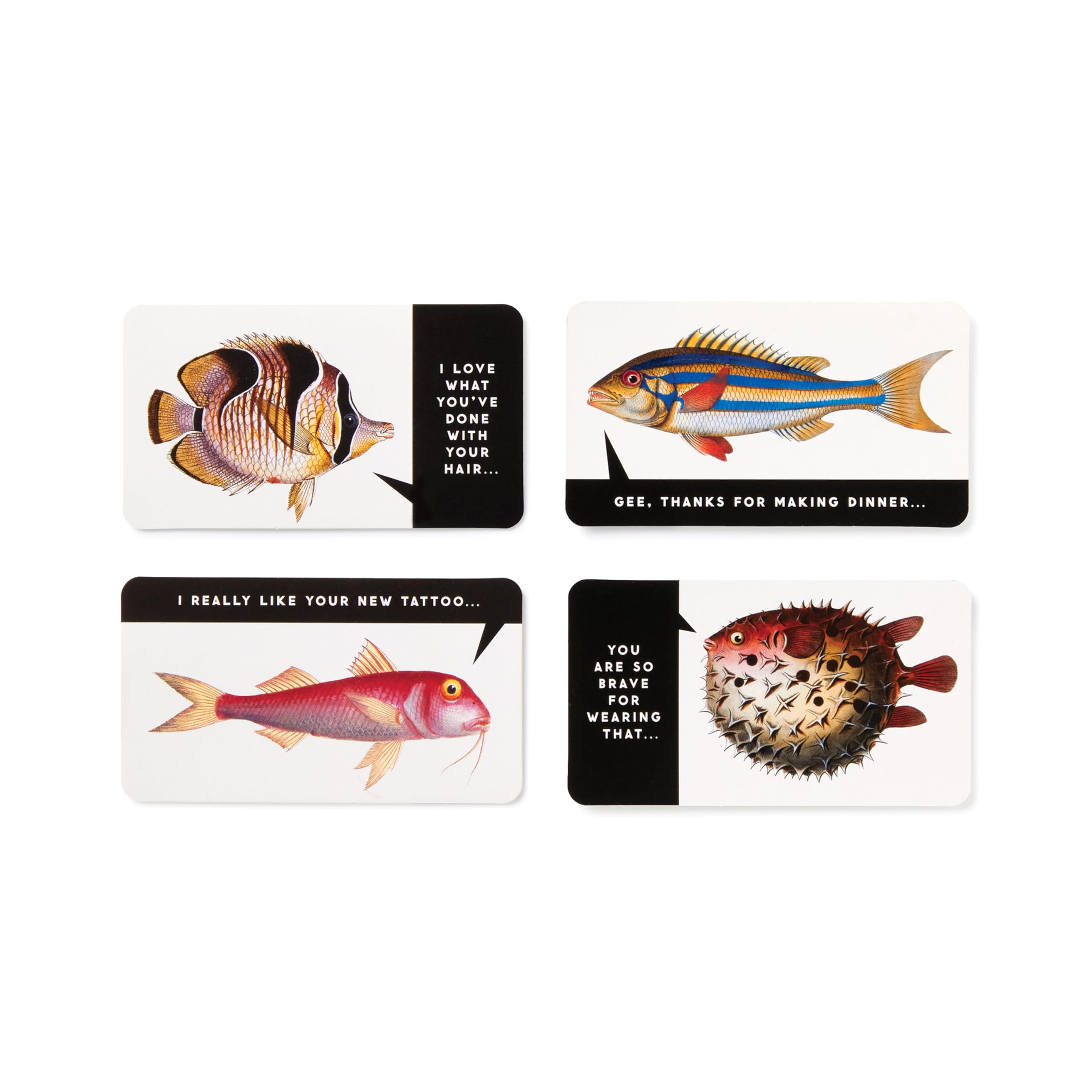 Brass Monkey Judgy Fish - Social Party Game With 150+ Fish Card Prompts For Making Judgy Fish Commentary, 2.6 x 4.45 x 5.15 inches - Image 3