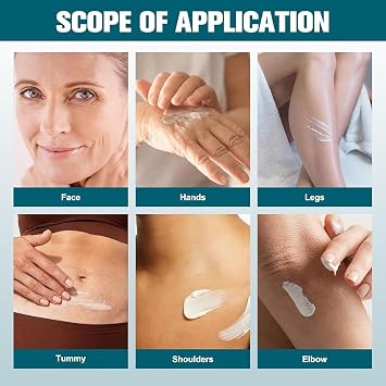 Crepey Skin Repair Cream – Natural Firming & Tightening Lotion for Aging Skin, Visibly Reduces Thin, Wrinkled Skin on Arms, Neck & Body