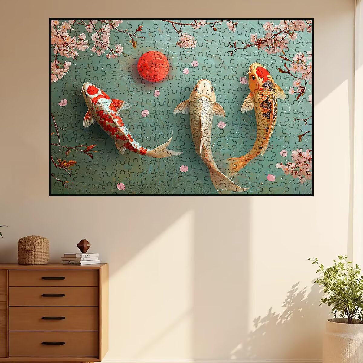 Puzzle 1500 sztuk zwierzęta, puzzle ryby, puzzle 1500 dorosłych, puzzle dla dorosłych z pudełkiem prezentowym, wyzwanie drewniane puzzle dla całej rodziny, oryginalne prezenty dla kobiet Decor -2624