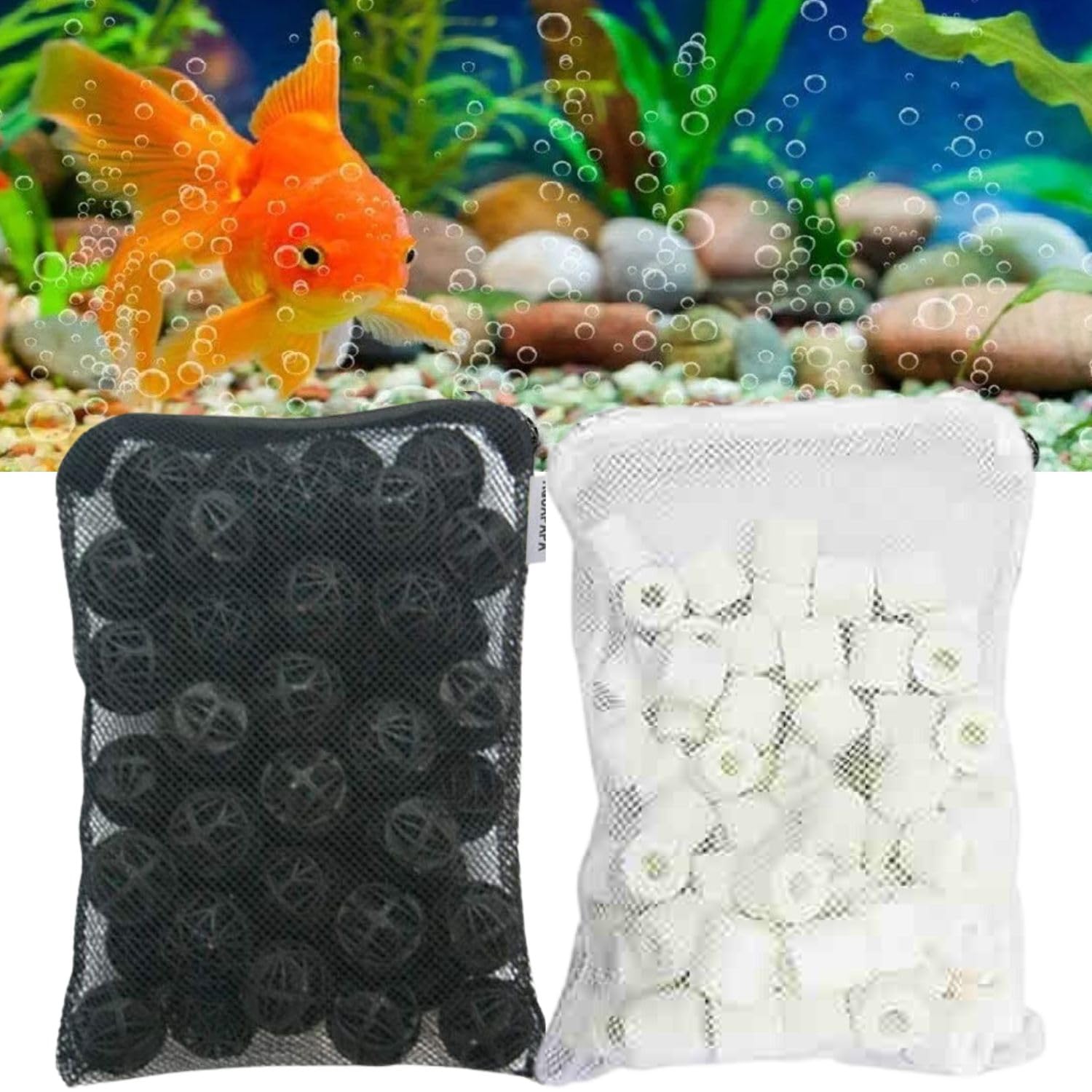 VAYINATO® Ceramic Ring 500gm + Bio Balls 50 Nos - Good Bacteria Filter Media for Aquarium Fish Tank Filter System - Canister Filter - Top Filter - Power Filter by Petzlifeworld (B09J1HYPCP) Amazon Price History, Amazon Price Tracker