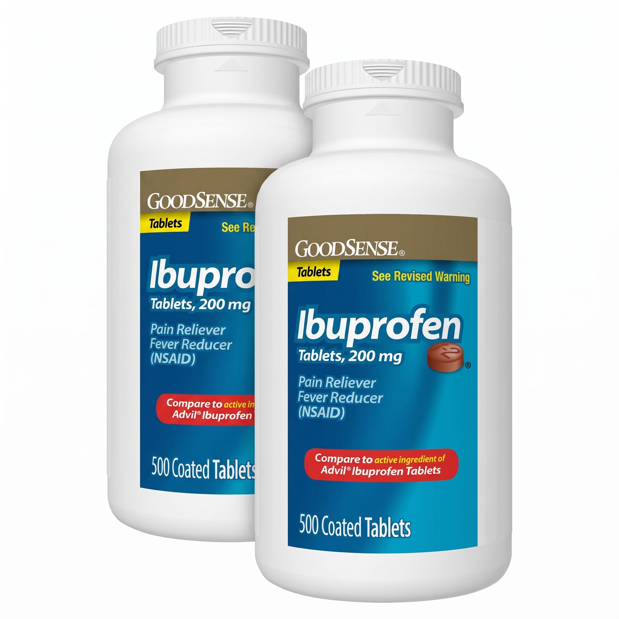 GoodSense Ibuprofen 200 mg (NSAID), 500 Coated Tablets — Amazon image 8