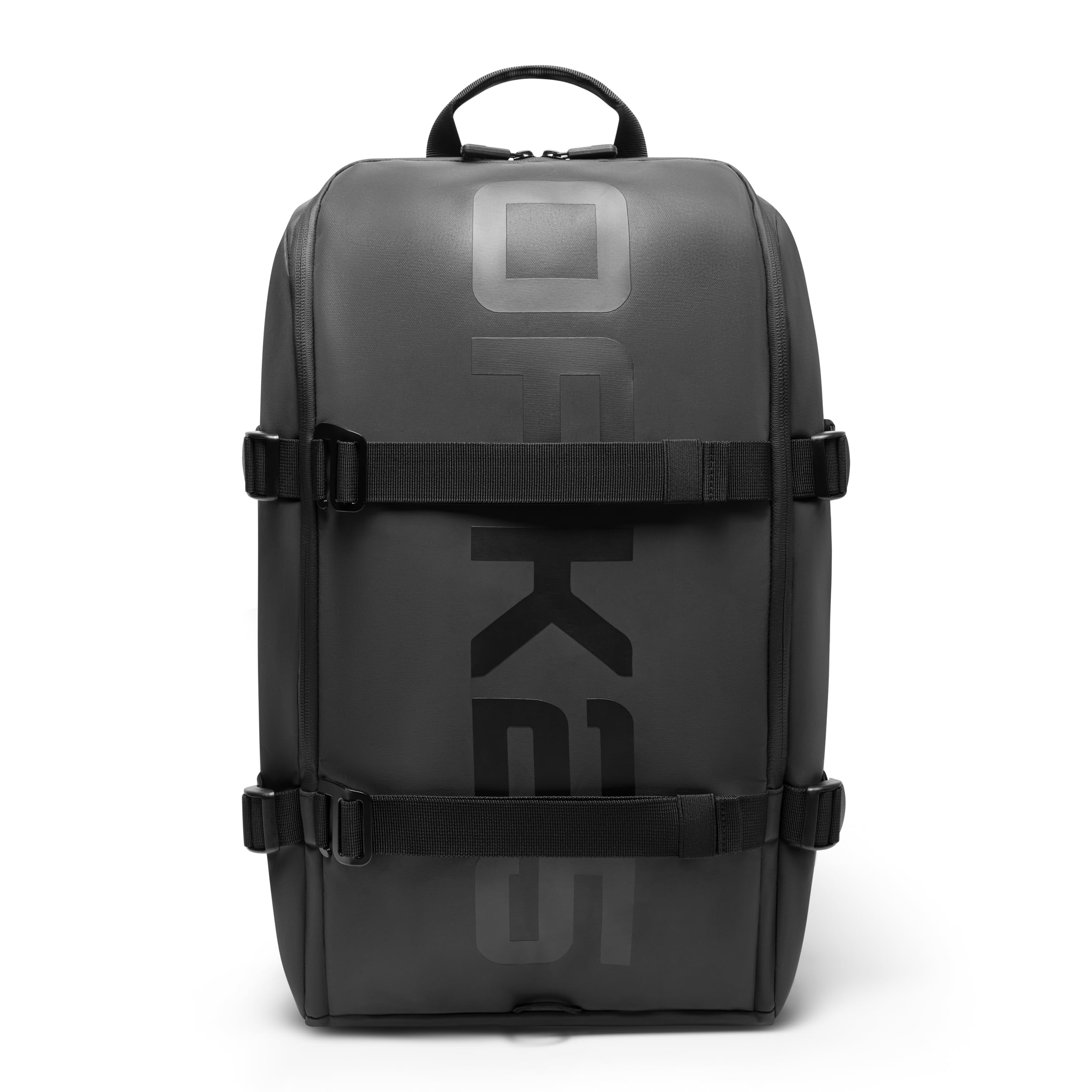OAK25 Zaino Grande da Uomo & Donna Nero - Luminite Daybag - Zaino Riflettente per Bicicletta e Lavoro - Con Scomparto per Laptop - Idrorepellente