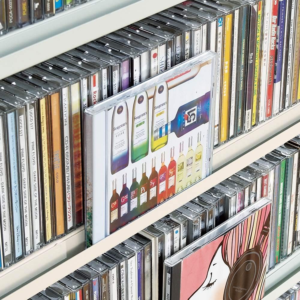 Amazon｜ディノス 家具 収納 本棚 ラック シェルフ CD DVDラック 