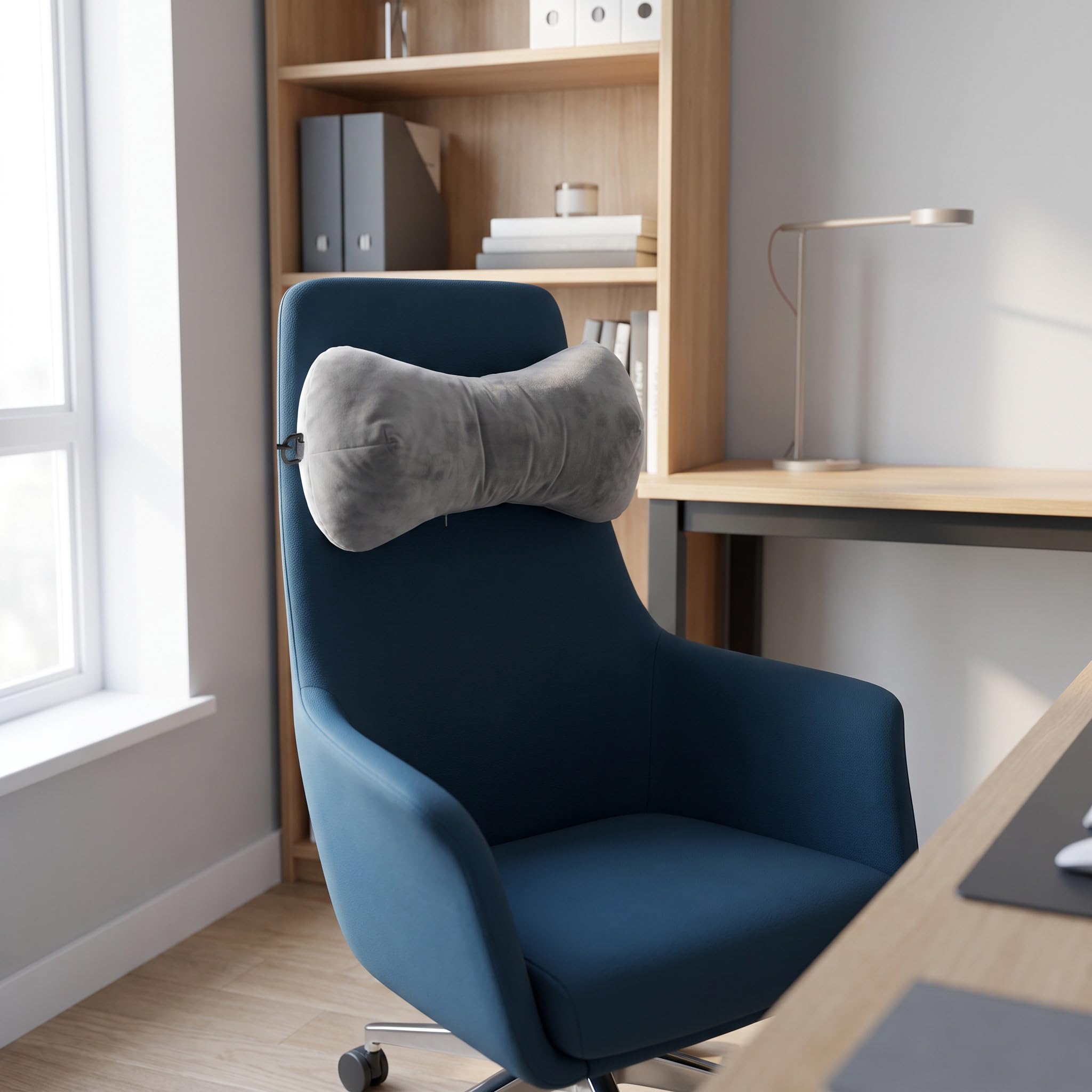 Gatuida Almohada reposacabezas con Forma de Hueso, Soporte Cervical para