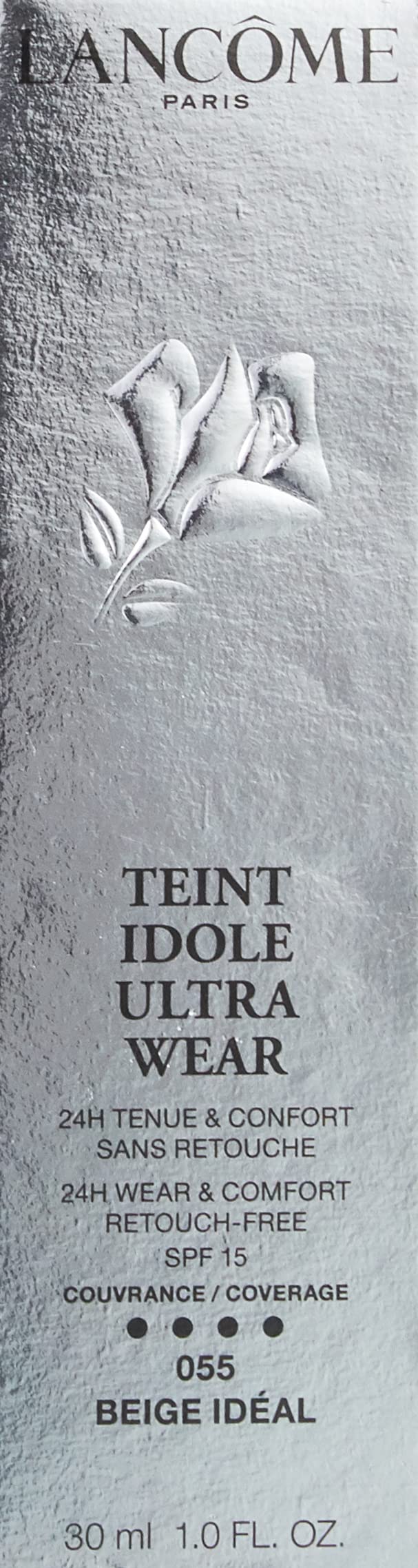 Lancôme Teinte Idole Ultra Wear Fondotinta Liquido, 055 Beige Idéal, 30 ml