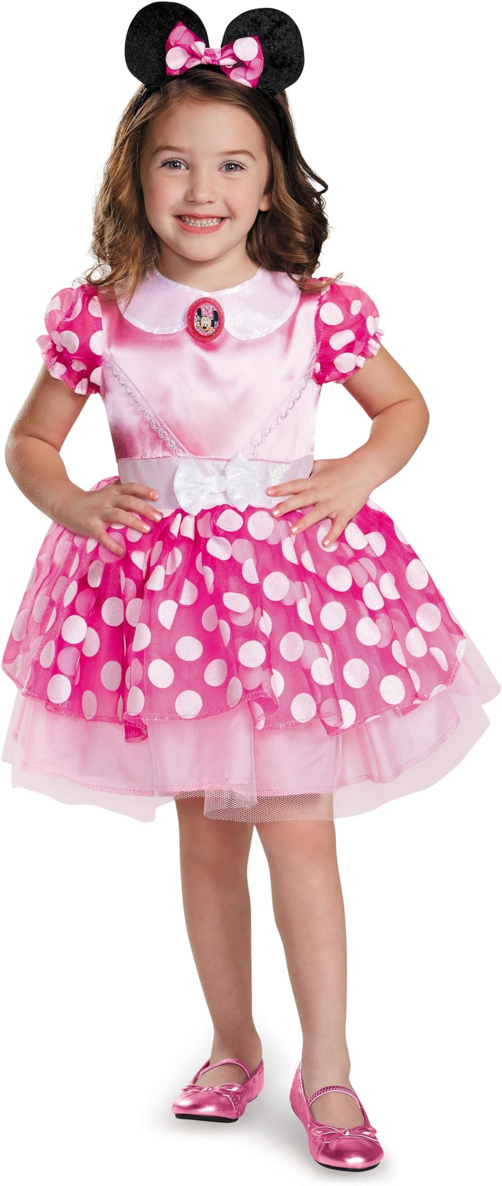 Disney Minnie Mouse Classic Tutu Girls' Costume, Pink