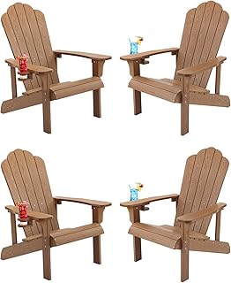 12 Backyard Sauna Ideas for Relaxing Warm Outdoor Retreats 112 hOmeHua Adirondack Chairs Set of 4, HIPS Adirondack Chairs Weather Resis...