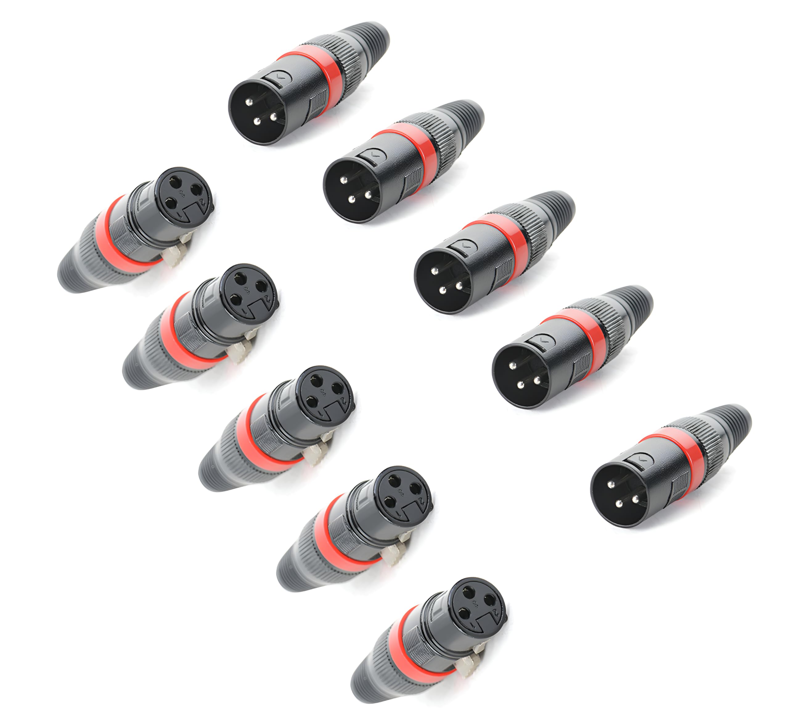 comaxesori (5 Pieces XLR Male DIY Connectors & 5 Pieces Female 3 Pin XLR Connectors) XLR Plug 3 Pin Male XLR Mic Female Connector Audio Mic Microphone Cable Plug Connector (B0D543VJ11) Amazon Price History, Amazon Price Tracker