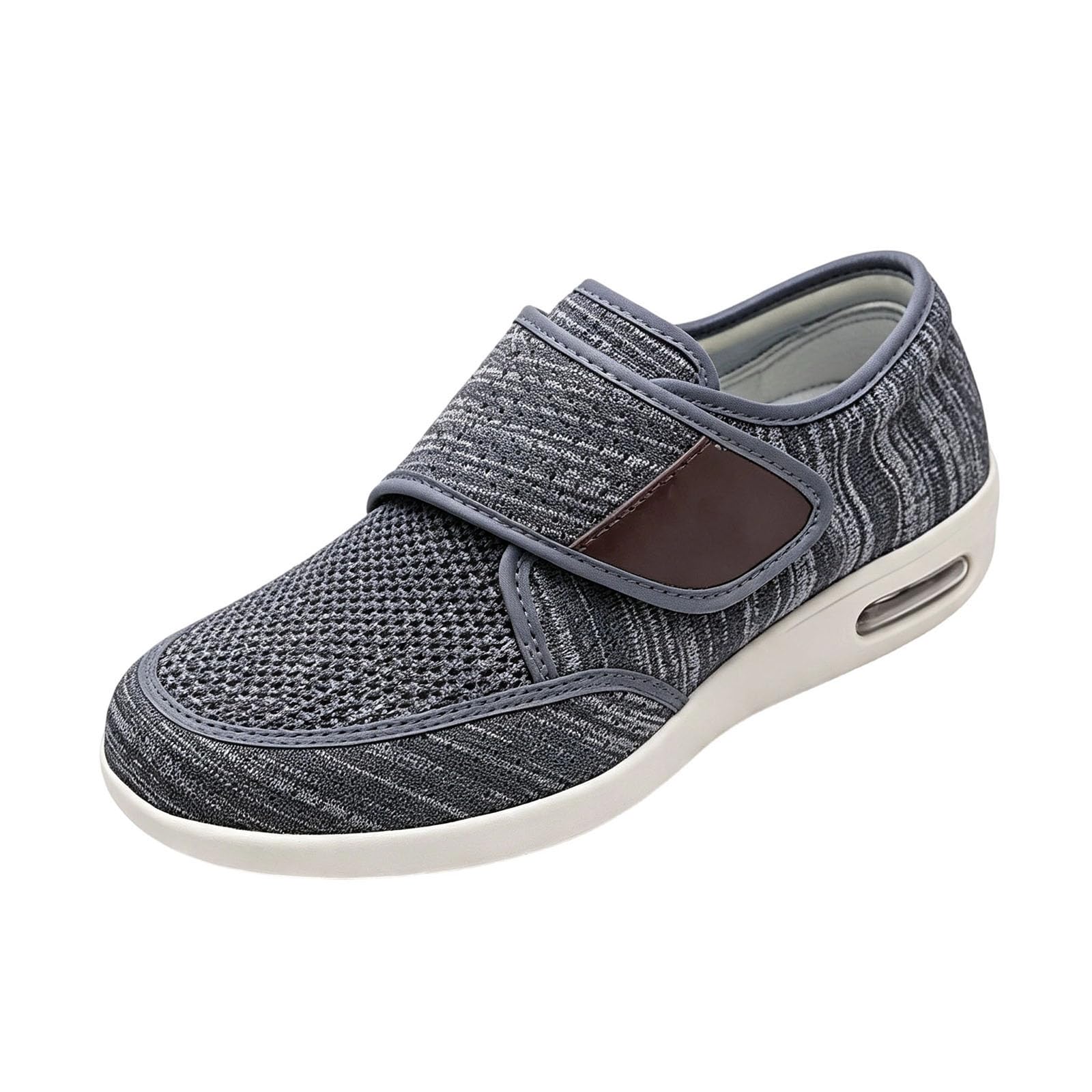 Generisch Men's Diabetic Shoes, Seniors with Fastening for Swollen Feet