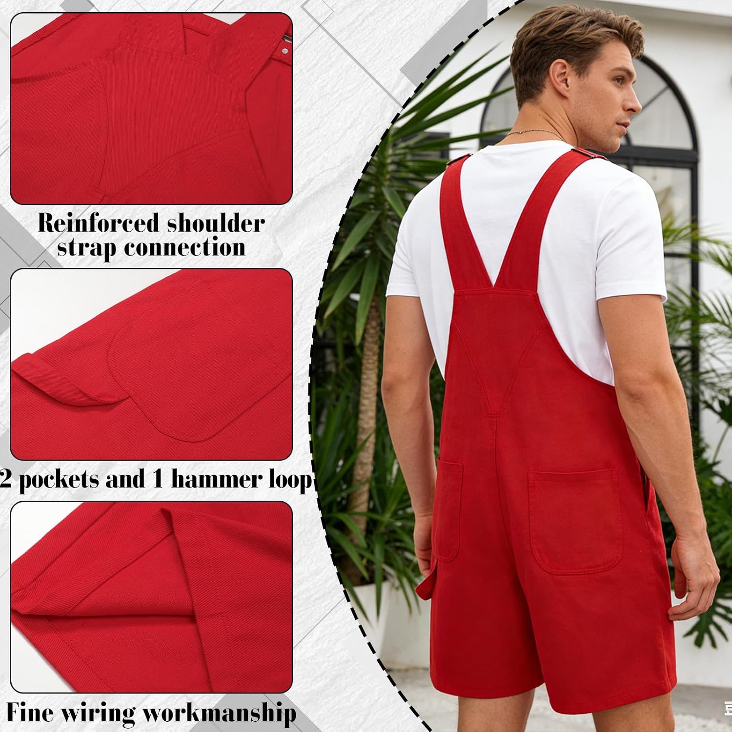 Men Overalls American Flag Overalls Checkered Overall Men Women USA Overall Game Bibs Coveralls Crotch Zipper