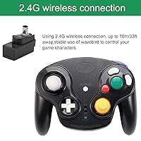Vista 6 de TOOPONE Wireless Gamecube Controllers, Classic Gamecube Wavebird Wireless wii Controller Remote Gamepad Joystick for Nintendo Gamecube Console
