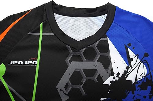 Miniatura 4 de Hotlion Camiseta de ciclismo para hombre, manga larga, MTB Motocross, ropa de carreras todoterreno