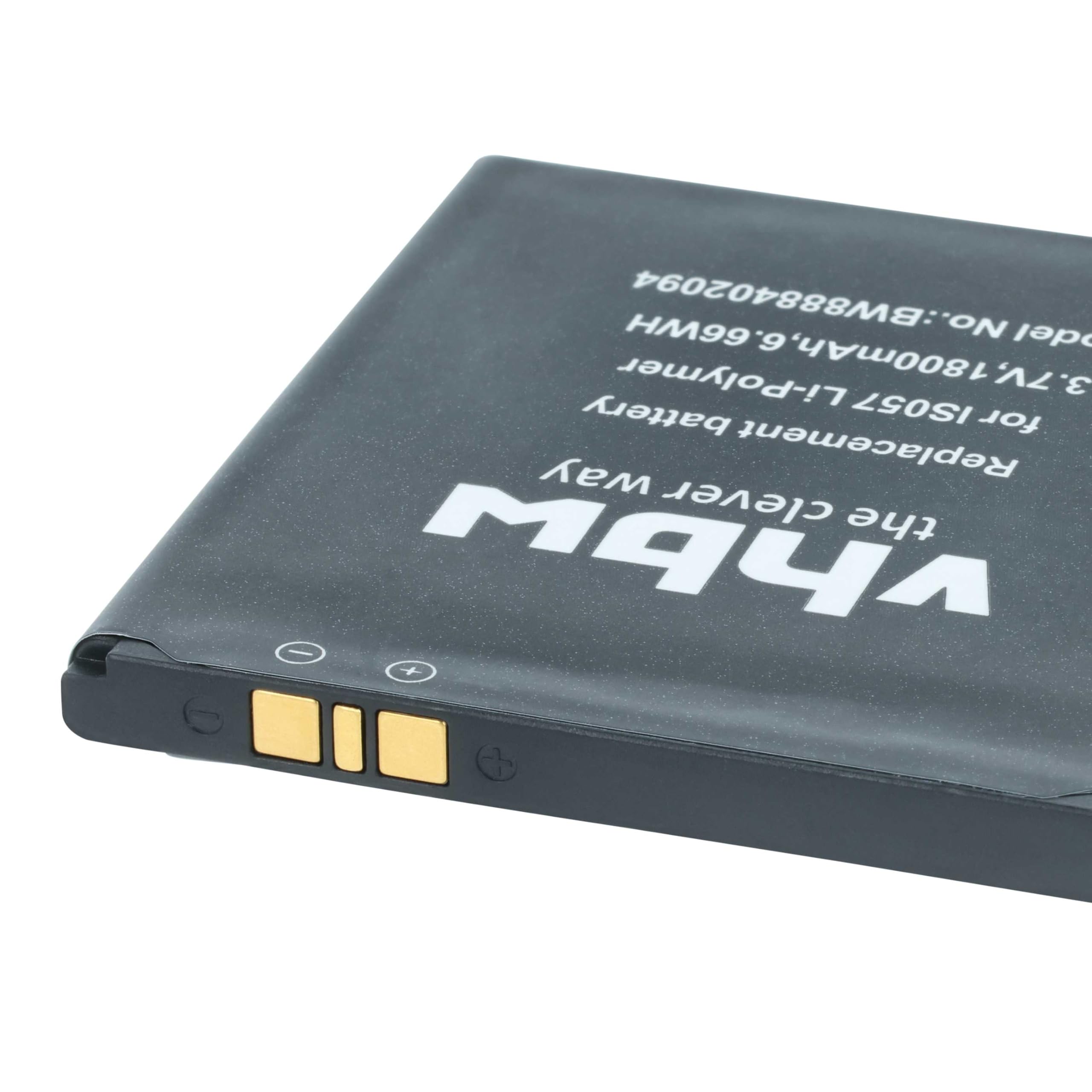 vhbw Batterie Compatible avec Angelcare AC327, AC320, AC527, AC337 Scanner de Code-Barre POS (1800mAh, 3,7V, Li-polymère)