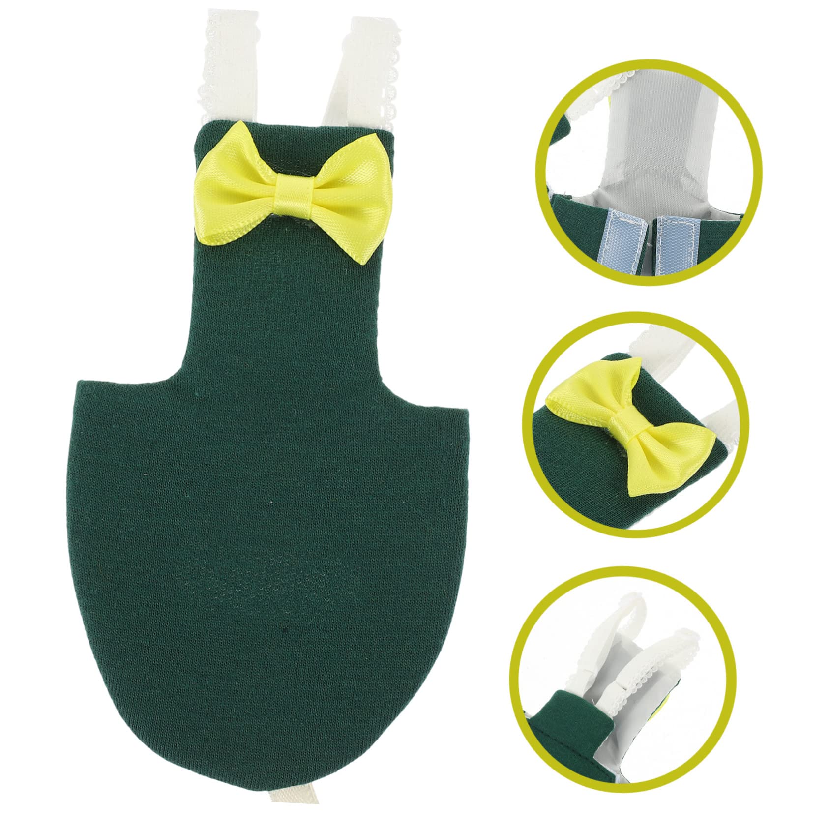 BESPORTBLE 5piezas Pañal Reutilizable para Aves Pequeñas Traje De Vuelo Decorativo para Periquitos y Loros Ropa Lavable para Uso Interior y Exterior