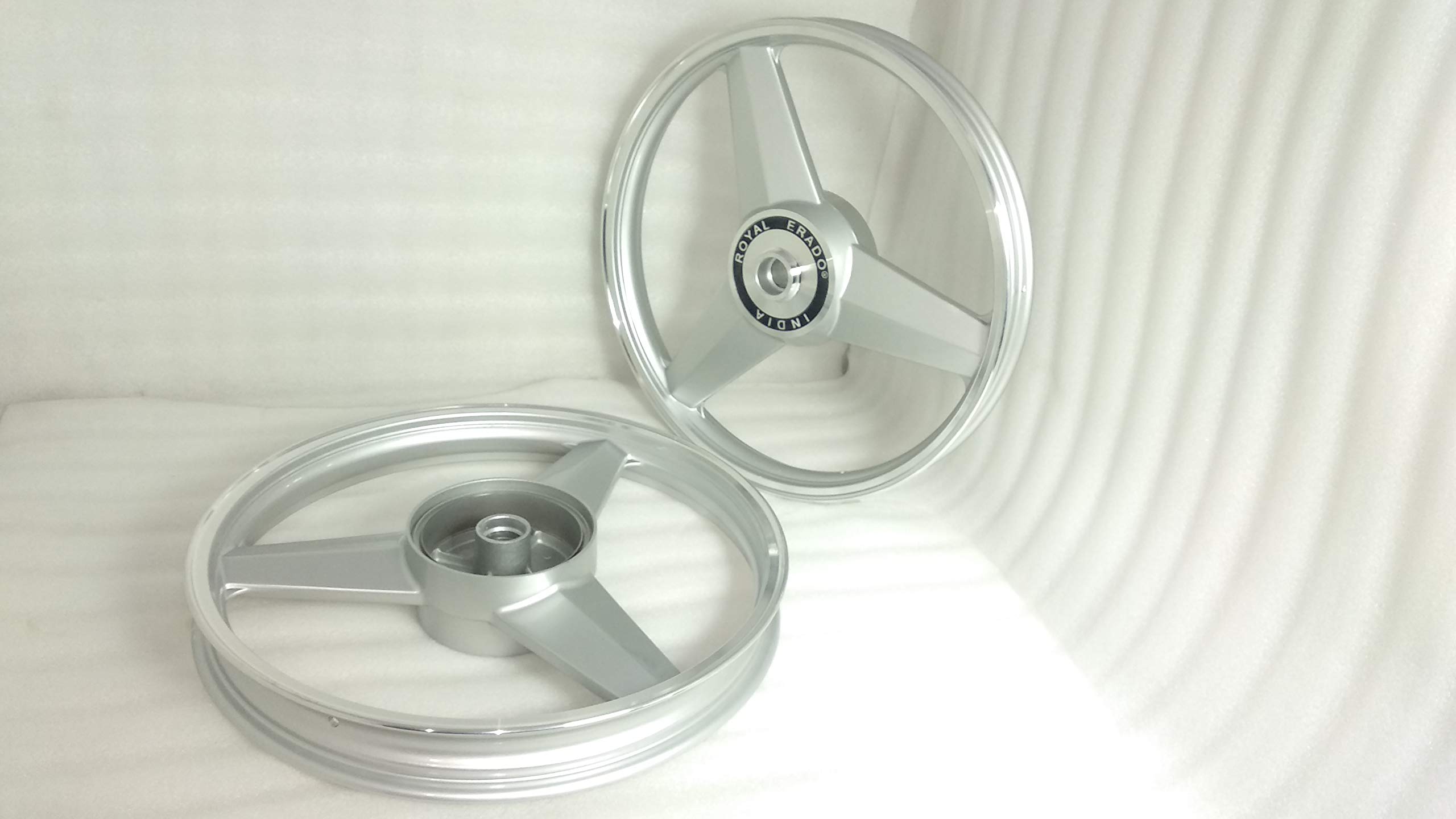 Royal Erado Splendor Bike Mac Wheel Bajaj Wheel Black Splendor