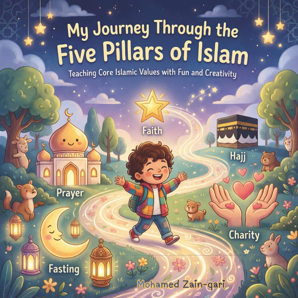My Journey Through the Five Pillars of Islam: Teaching Core Islamic Values with Fun and Creativity for Kids – Islamic Learning Book for Children