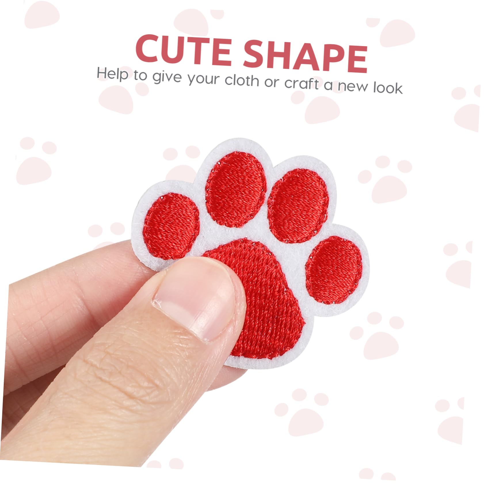 SHINEOFI 100pezzi Toppe Ricamate Per Applique Cane Per Abbigliamento e Accessori Te Per Giubbotti e