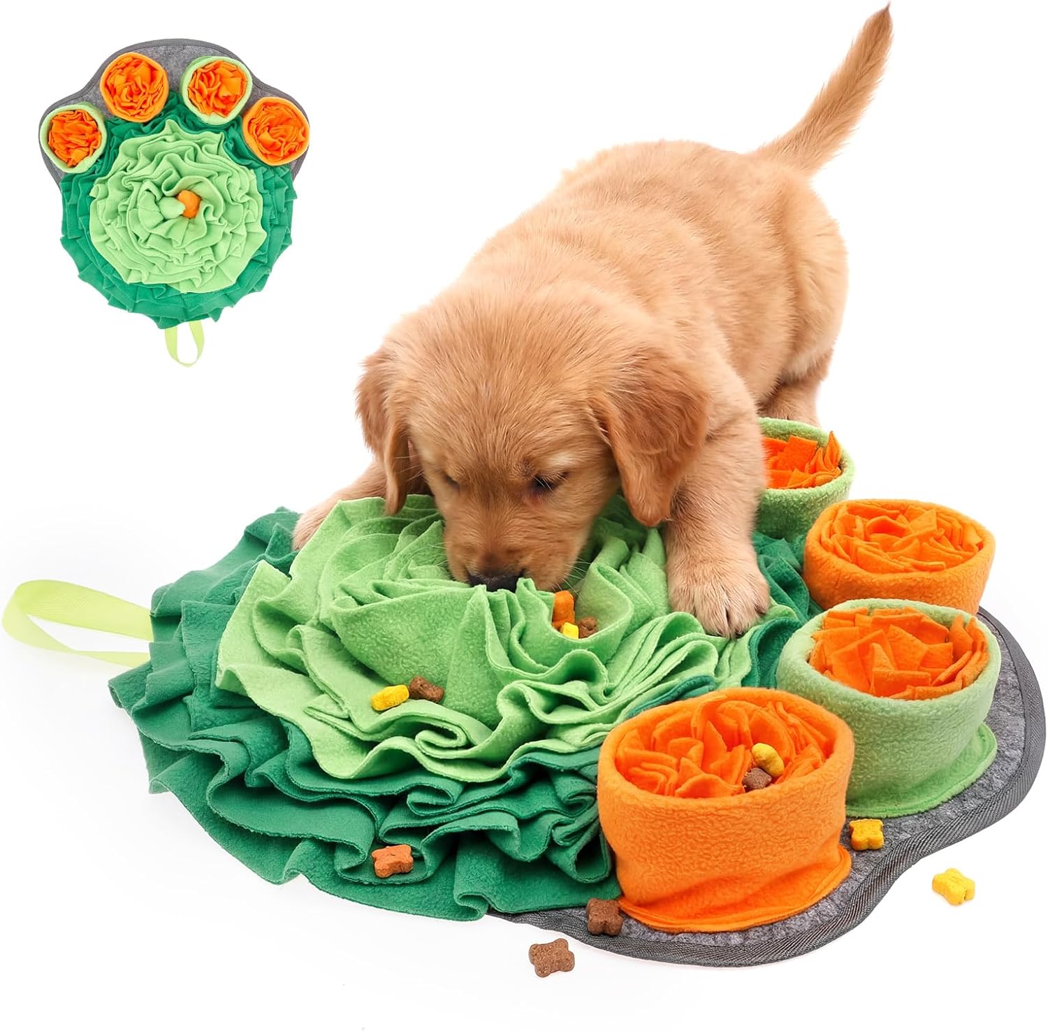 Snuffle Mat for Dogs, Interactive Dog Puzzle Toy for Boredom Puppy Enrichment, Feeding Game, Snuffle Mat for Slow Eating and Activity