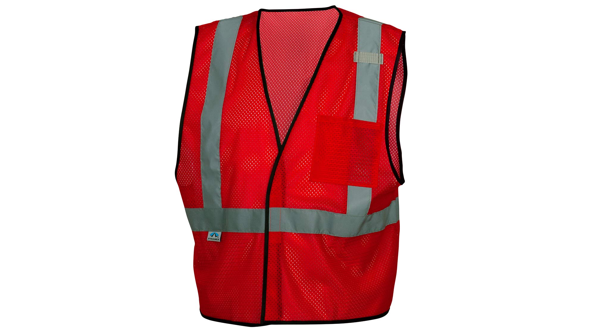 Pyramex RV1227S-M RV12 Series Vest Red Vest w/Reflect Small - Med