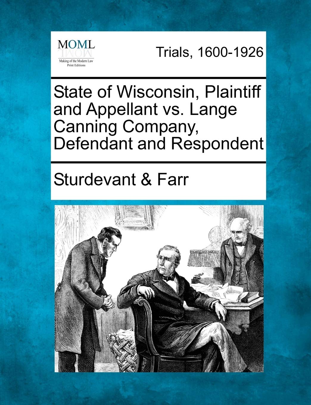 State of Wisconsin, Plaintiff and Appellant vs. Lange Canning Company, Defendant and Respondent