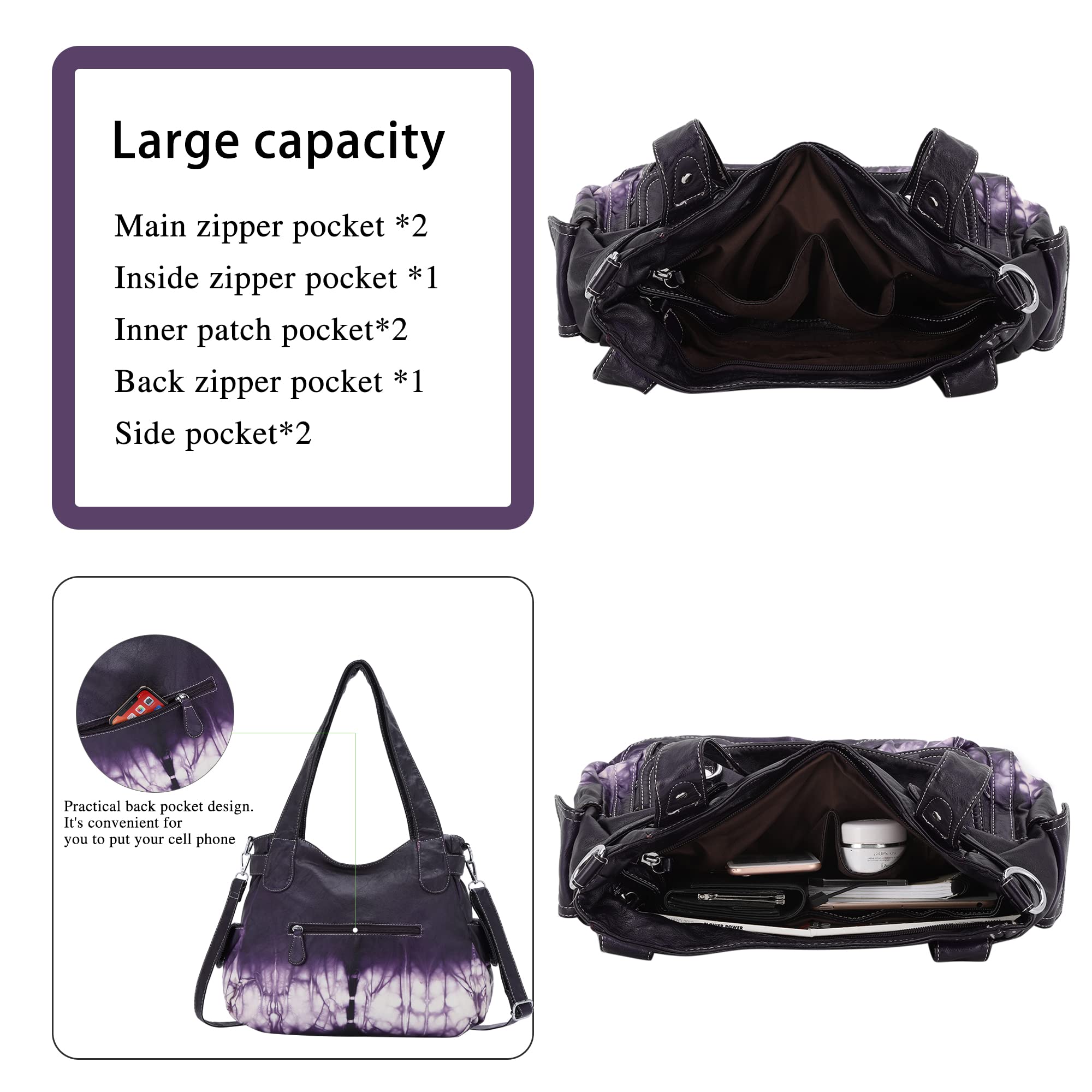 Angel Kiss Torba z zamkiem błyskawicznym Kobiety handbag with crossbody strap