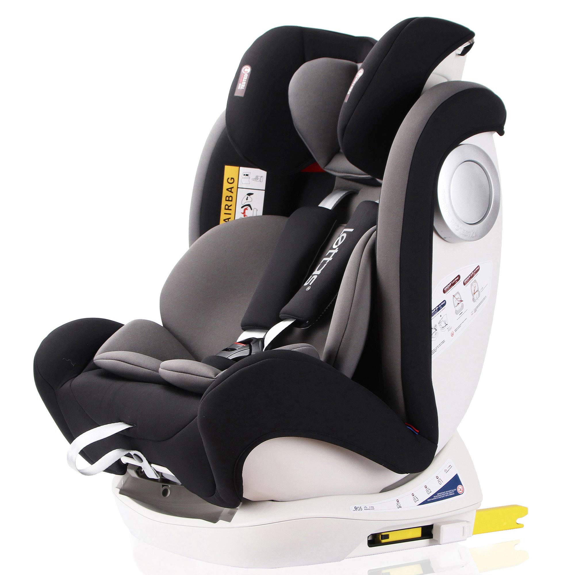 Amazon | LETTAS チャイルドシート 0か月~12歳頃 (0~36kg) ISOFIX 
