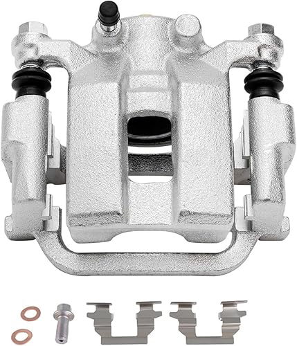 Miniatura 6 de Detroit Axle - 2 pinzas de freno traseras para INFINITI G35 G37 M35 M45 350Z 370Z, 2 pinzas de freno de disco con reemplazo de soporte