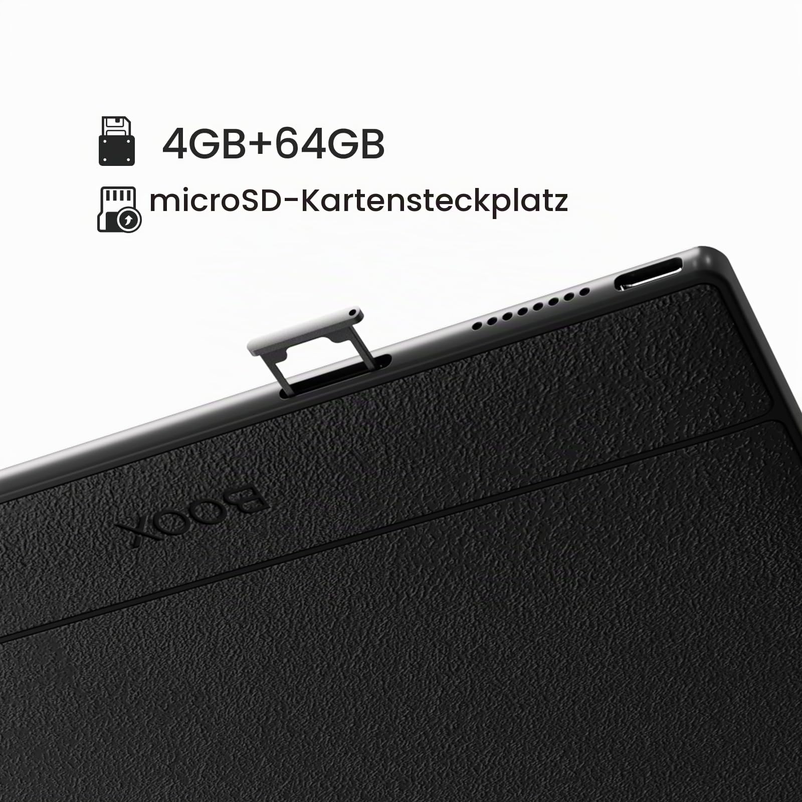 BOOX Go Color 7 Farbe ePaper 7” Tablet 64 GB Android 12 E-Ink Frontlicht BT WiFi (Schwarz)