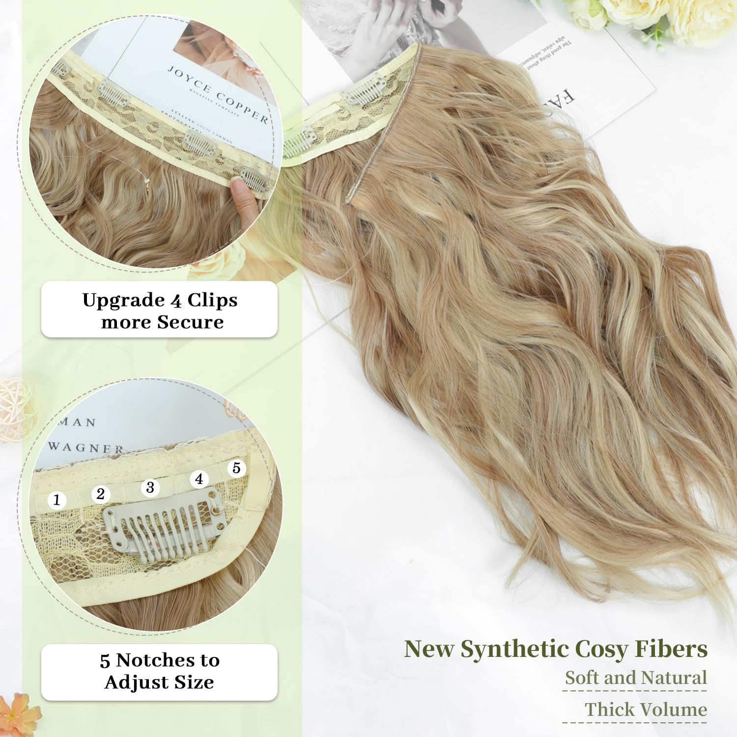 Morichy Invisible Wire Hair Extensions - Image 2