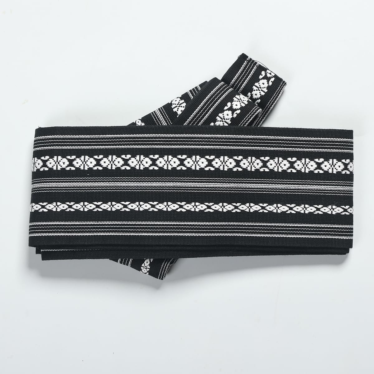 CAMDOM Mens Kimono Obi Belt Japanese Style Shaped Waistband Girdle Yukata Robe Accessories